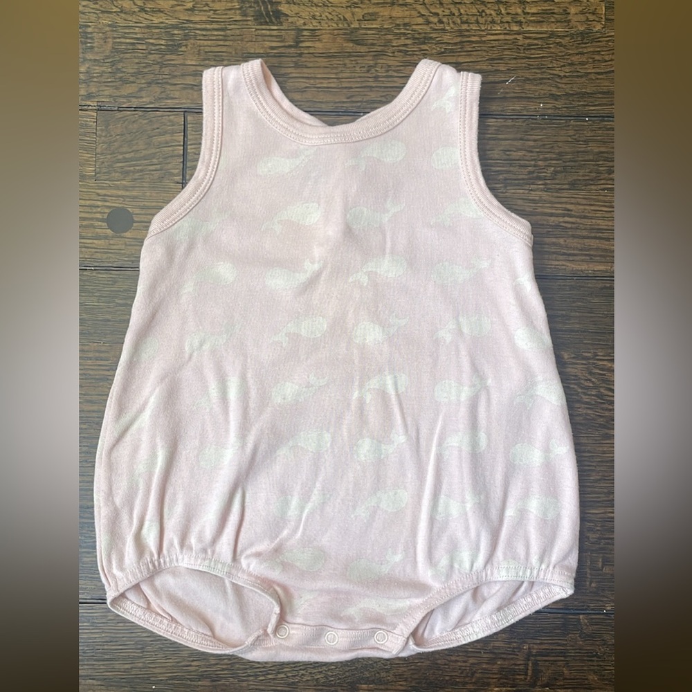 Petit Bateau Babygirl Organic Cotton Romper